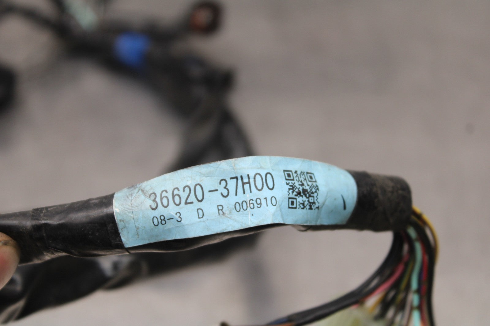 08-10 SUZUKI GSXR 600 HEADLIGHT SPEEDO GAUGES WIRING HARNESS WIRE LOOM BB202