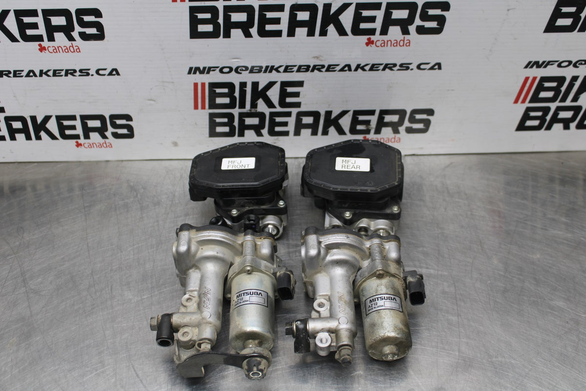 07-12 HONDA CBR600RR FRONT REAR ABS PUMP UNIT MODULE SET PAIR BB812