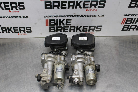 07-12 HONDA CBR600RR FRONT REAR ABS PUMP UNIT MODULE SET PAIR BB812