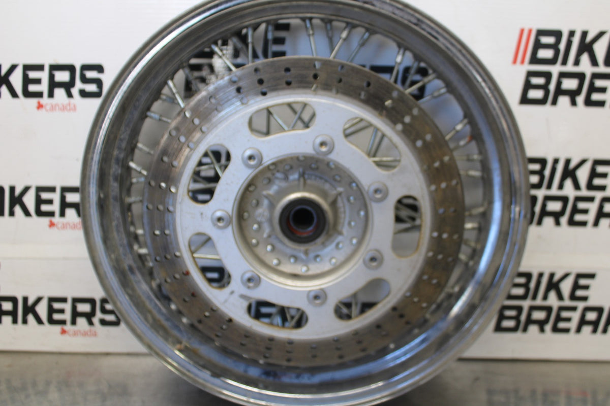97 KAWASAKI VULCAN 1500 VN1500D CLASSIC FRONT WHEEL FRONT RIM & ROTOR BB936