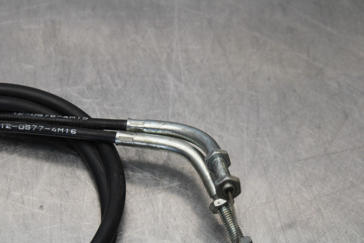 13-17 KAWASAKI NINJA 300 EX300 ABS THROTTLE CABLES LINES BB189