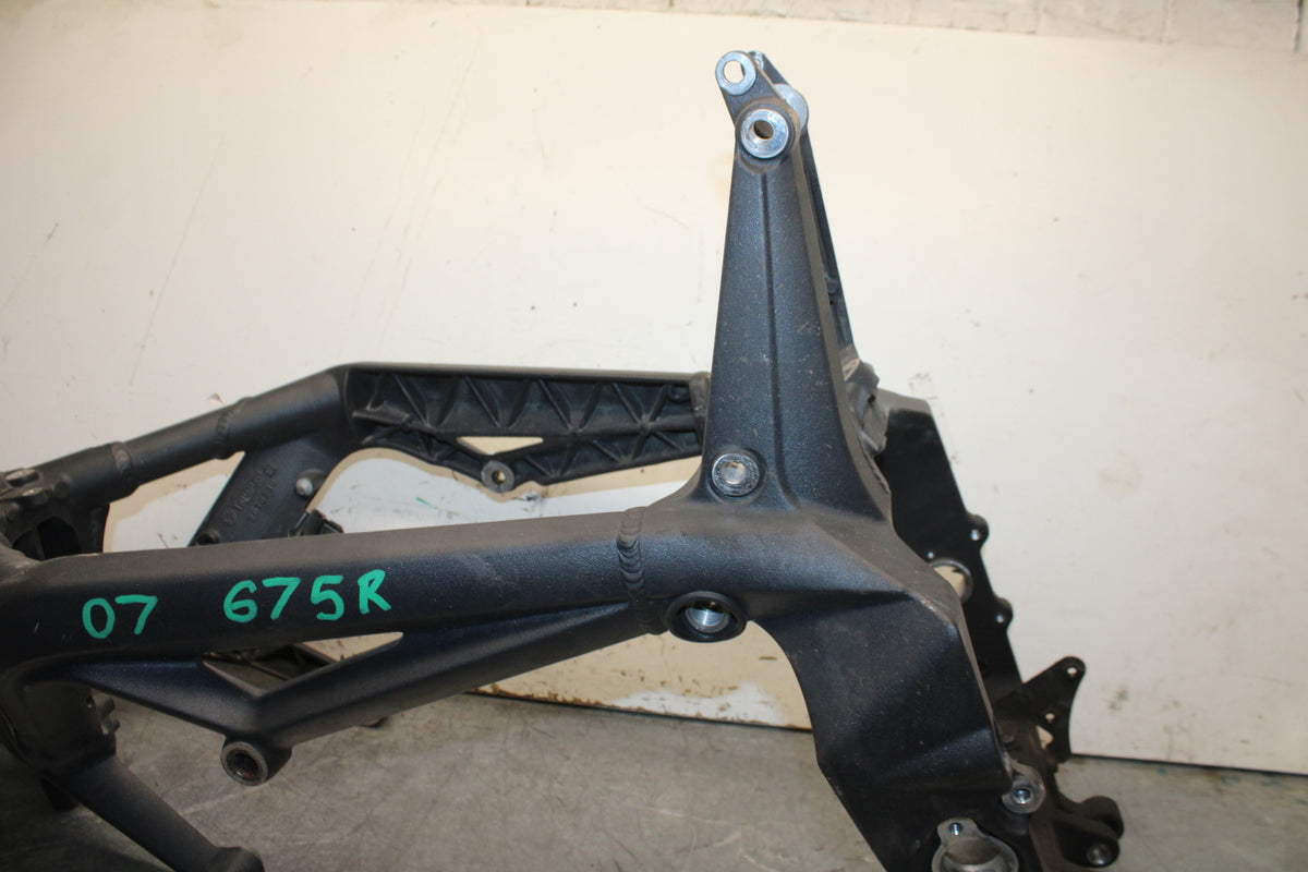 07-08 TRIUMPH DAYTONA 675 FRAME CHASSIS BB685