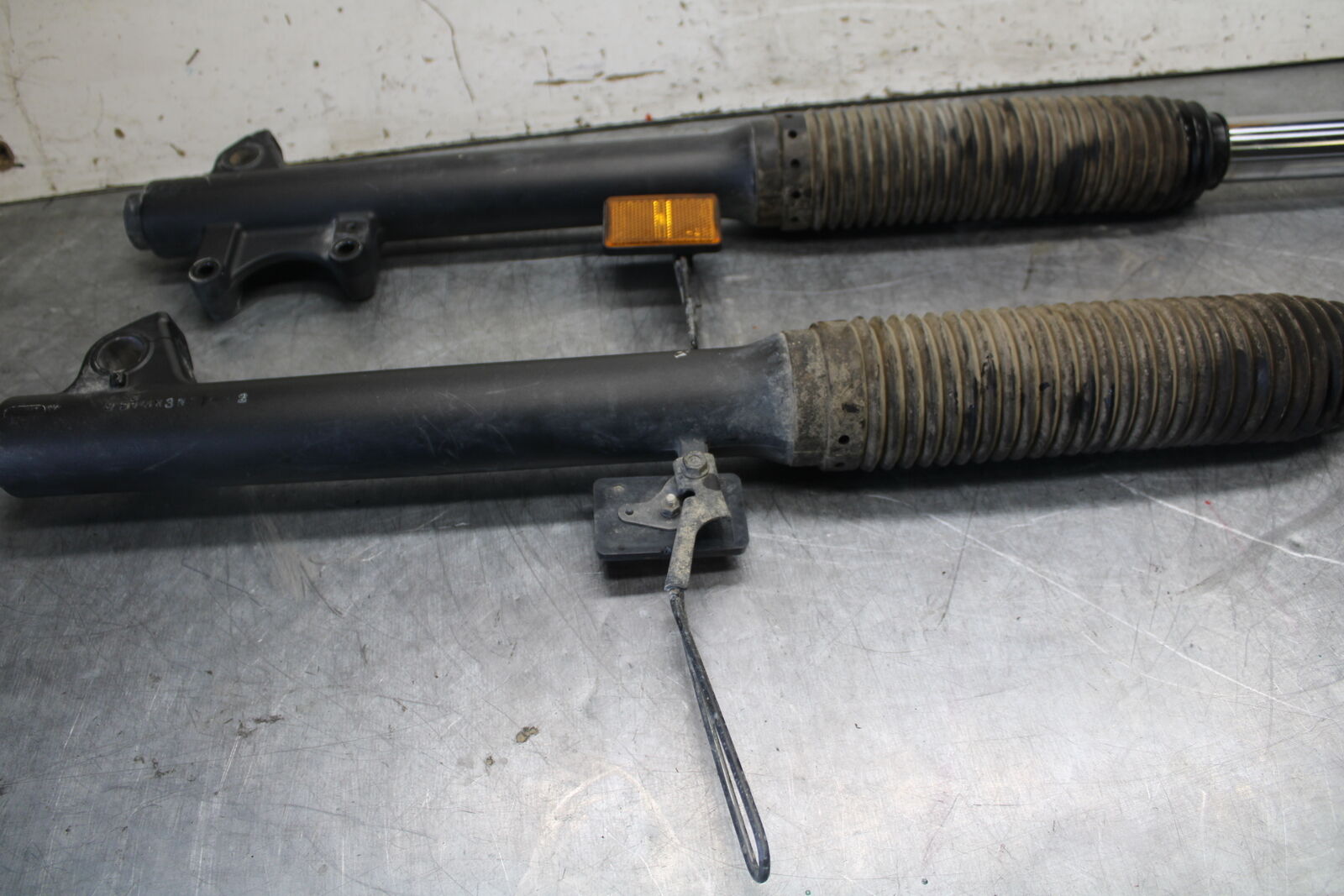 08-18 KAWASAKI KLR650 FRONT FORKS SHOCK SUSPENSION SET PAIR BB707