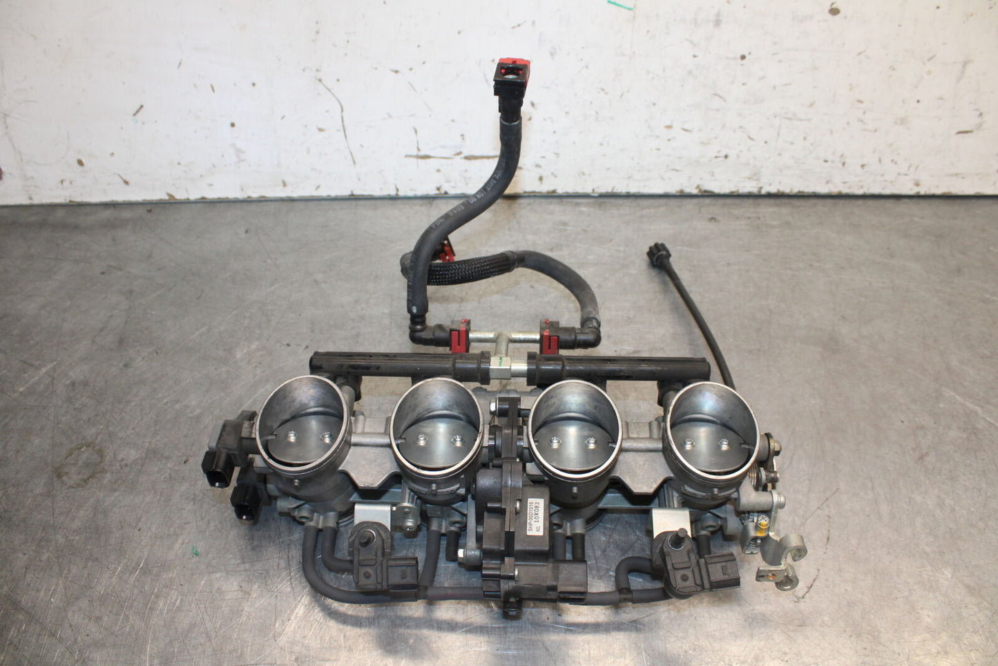 09-12 KAWASAKI NINJA ZX6R MAIN FUEL INJECTORS / THROTTLE BODIES 16163-0128 BB698