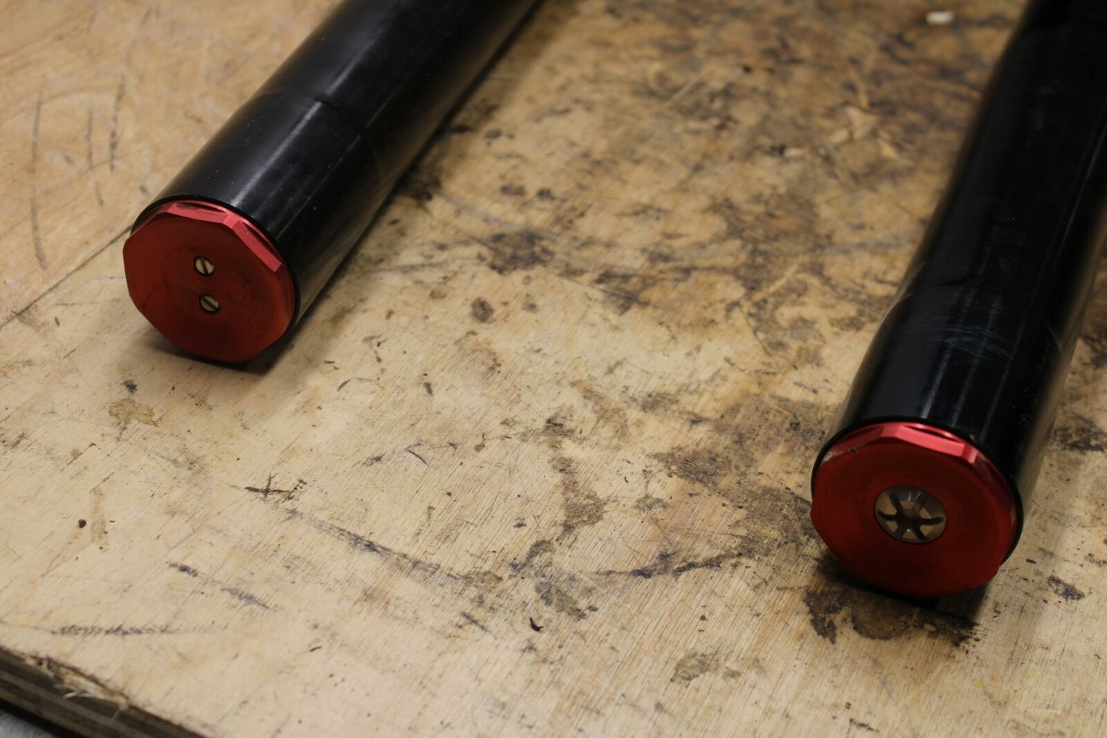 13-18 KAWASAKI NINJA ZX6R FRONT FORKS SHOCK SUSPENSION SET PAIR BB311 #B