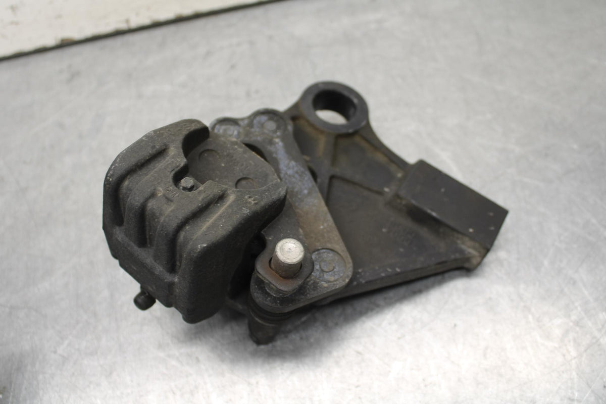 09-12 KAWASAKI NINJA ZX6R REAR BACK BRAKE CALIPER W MOUNT BRACKET  BB640
