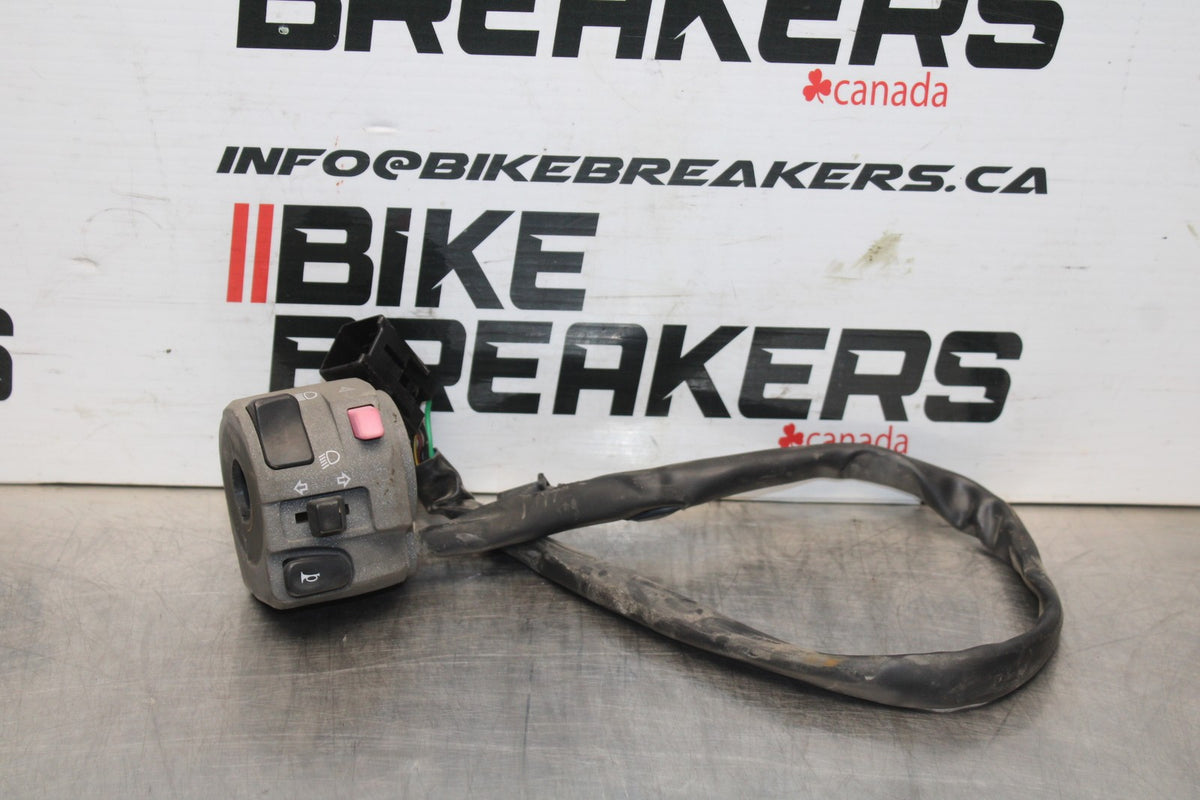 07 KAWASAKI NINJA 650 EX650 LEFT HANDLE BAR HORN SIGNALS SWITCH SWITCHES BB844
