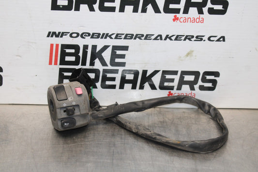 07 KAWASAKI NINJA 650 EX650 LEFT HANDLE BAR HORN SIGNALS SWITCH SWITCHES BB844