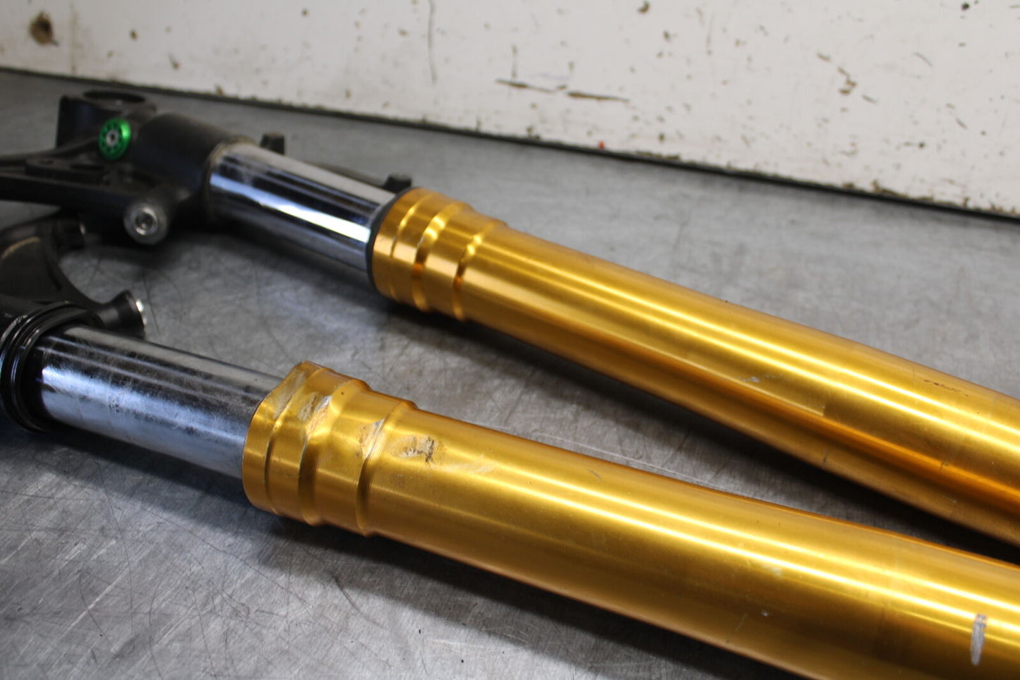 08-19 KAWASAKI NINJA ZX10R FRONT FORKS SHOCK SUSPENSION SET PAIR BB00