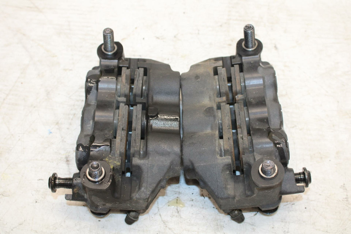 09-14 YAMAHA YZF R1 RIGHT LEFT FRONT BRAKE CALIPER SET PAIR CALIPERS BB286
