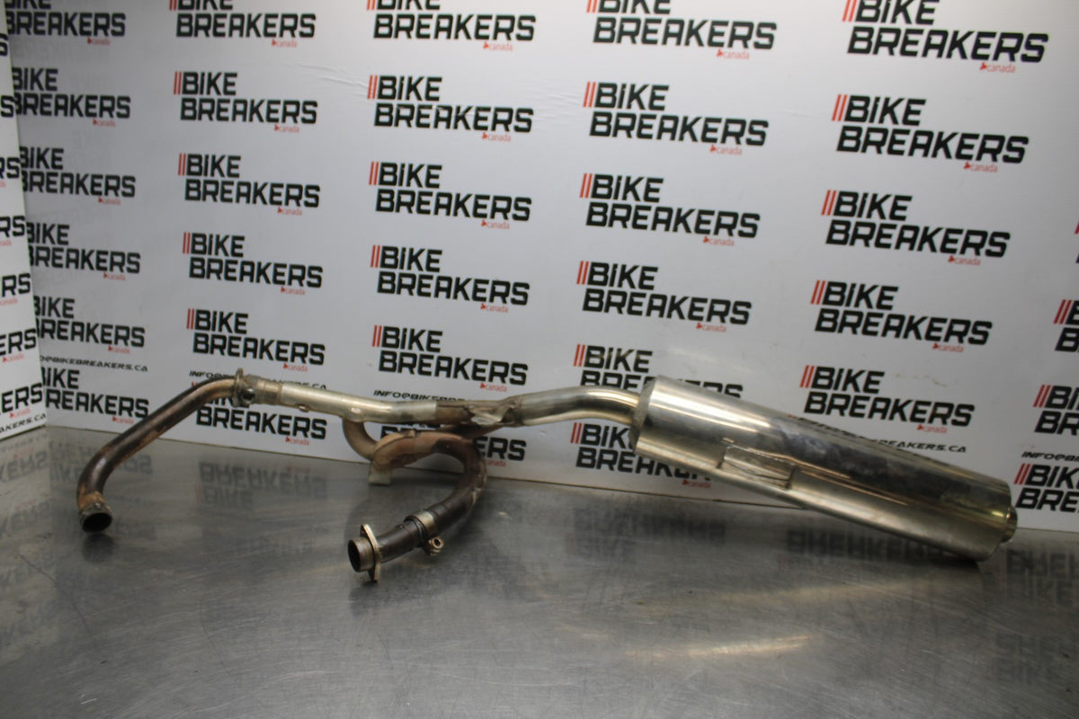 06 SUZUKI SV650S FULL EXHAUST SYSTEM HEADERS PIPE MUFFLER BB783