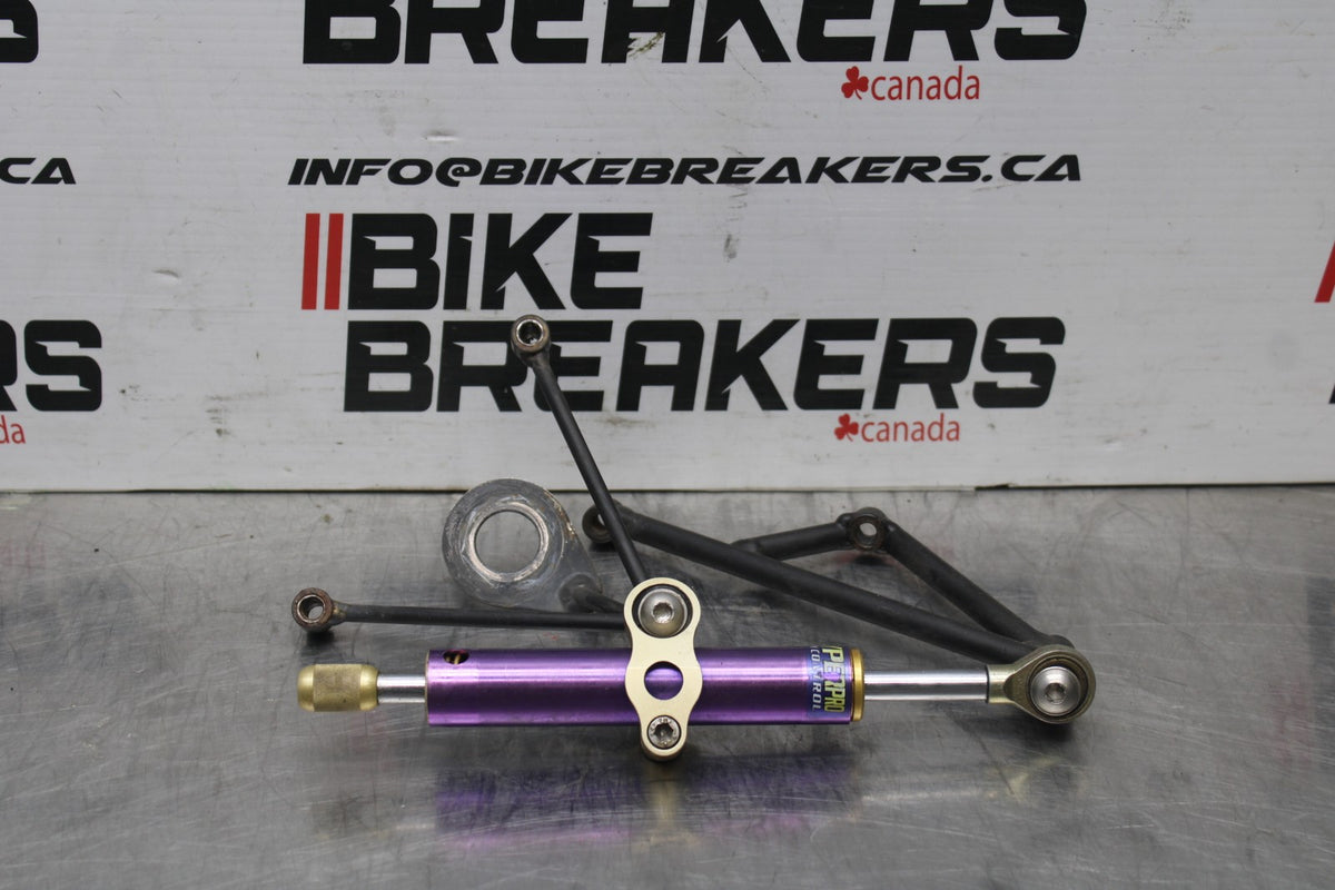 98 KAWASAKI NINJA ZX6 AFTERMARKET STEERING DAMPER STABILIZER BB870