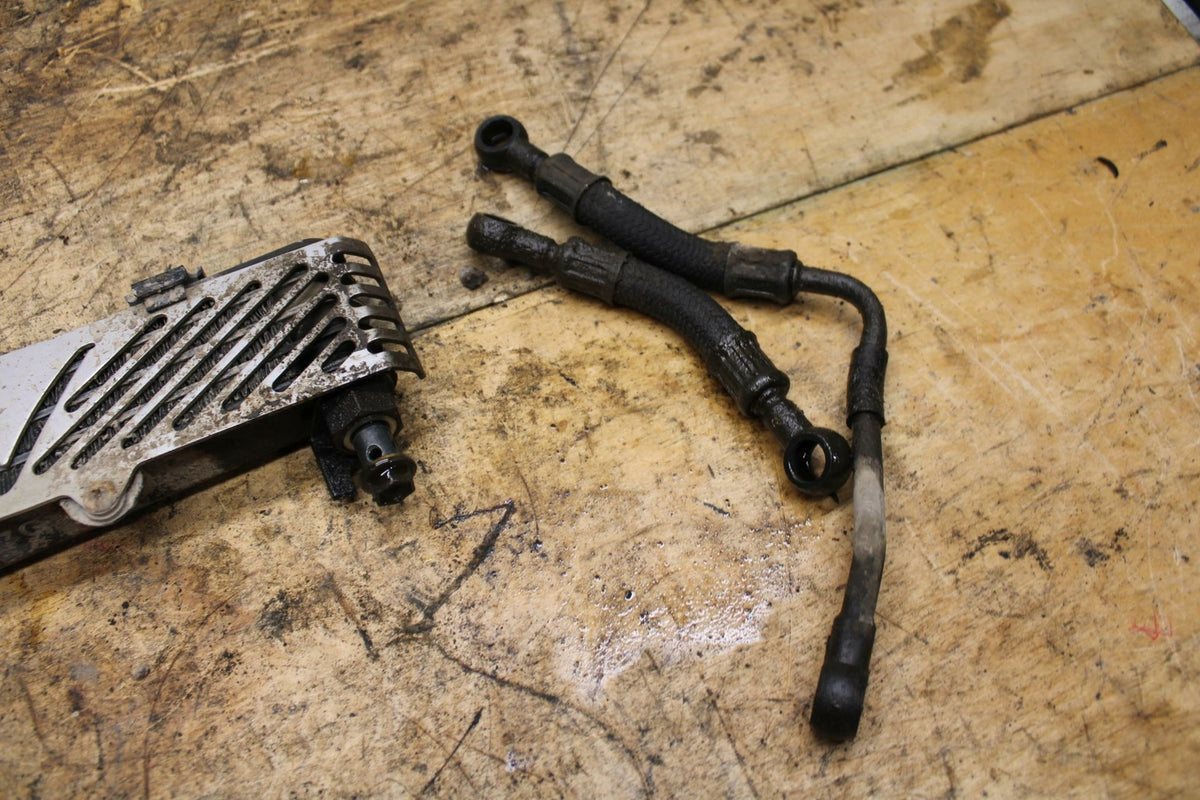 07-11 SUZUKI VSTROM 650 ENGINE MOTOR OIL COOLER W/ HOSES BB340