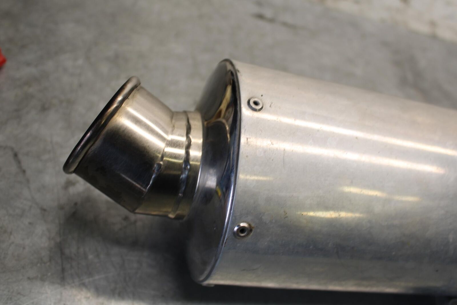 1998 Yamaha YZF R1 AFTERMARKET EXHAUST PIPE MUFFLER SLIP ON CAN SILENCER BB53