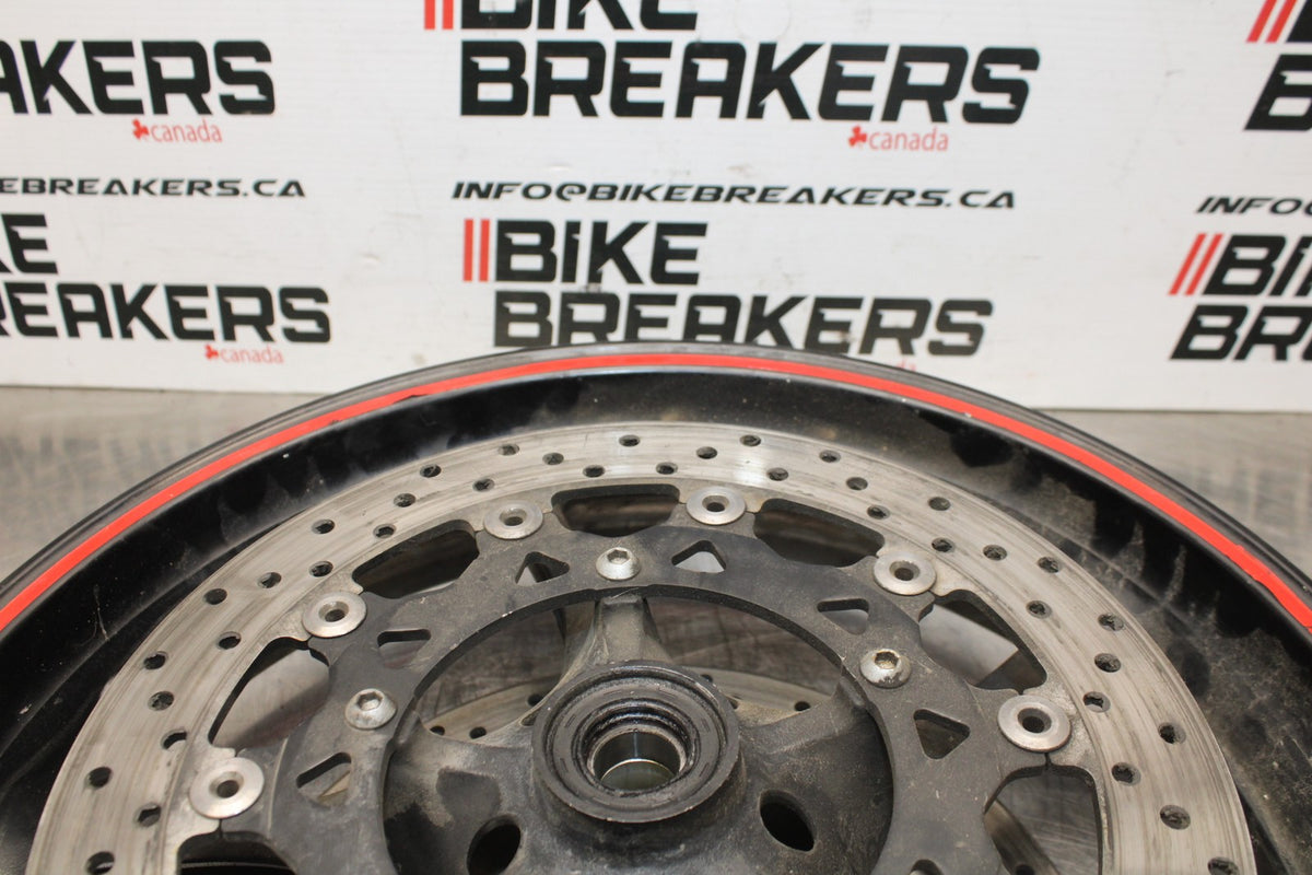 05 YAMAHA YZF R6 FRONT WHEEL FRONT RIM & ROTORS BB814
