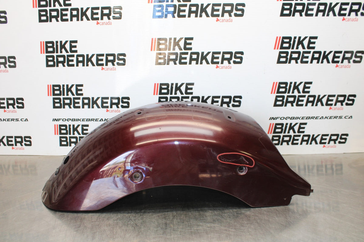 09 YAMAHA V STAR 950 REAR BACK WHEEL FENDER MUD GUARD BB172