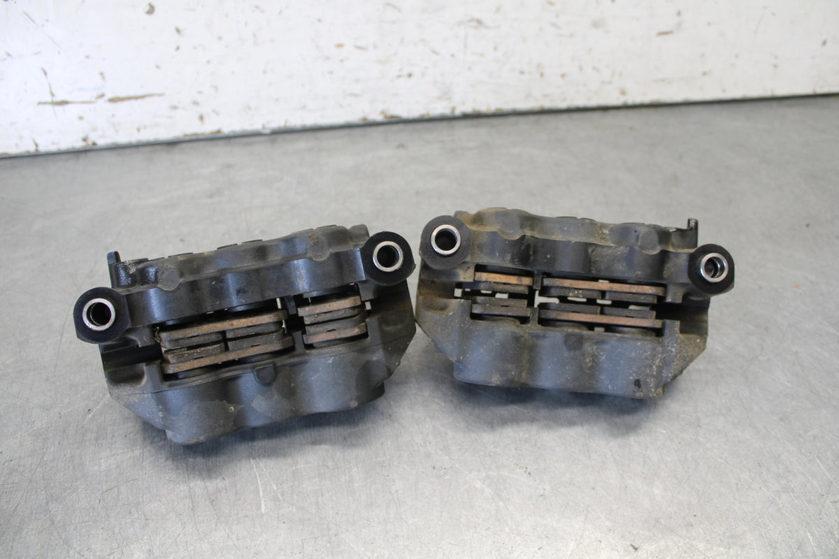 09-14 YAMAHA YZF R1 RIGHT LEFT FRONT BRAKE CALIPER SET PAIR CALIPERS BB696
