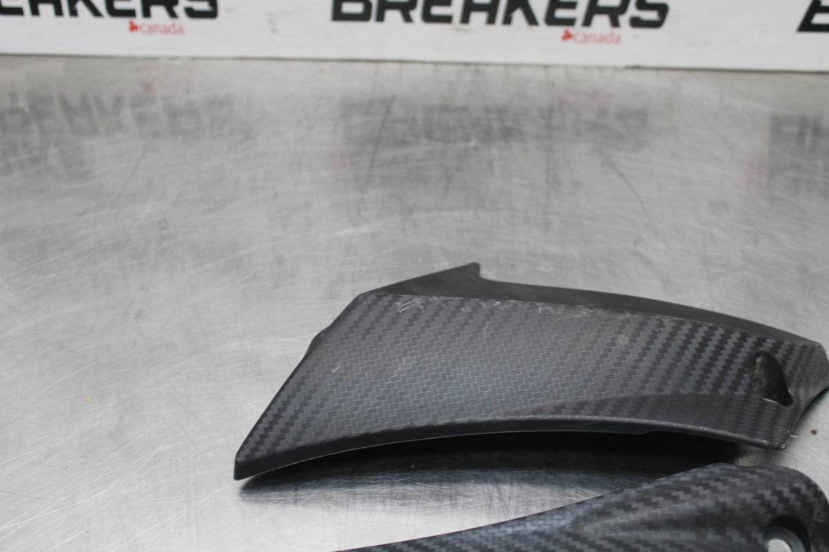 11-24 SUZUKI GSXR750 RIGHT LEFT FRAME MID SIDE COVERS COWLS PANELS TRIM BB871