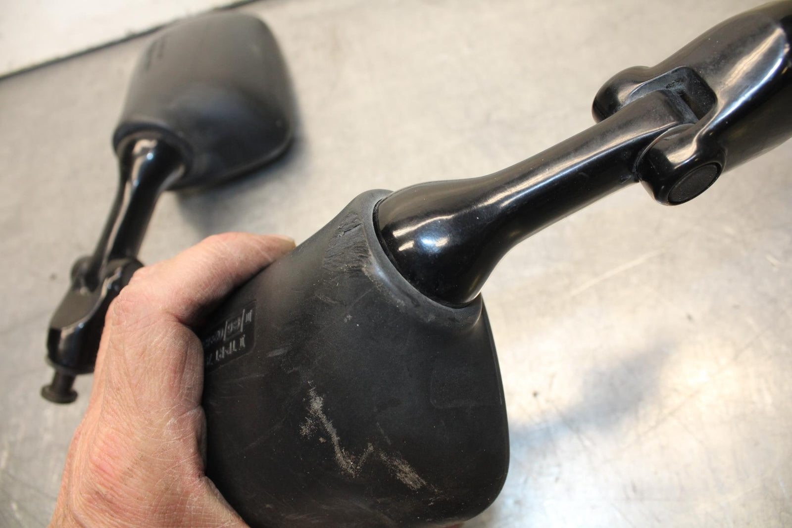 1995 Suzuki RF600R REAR VIEW MIRROR SET PAIR MIRRORS BB615