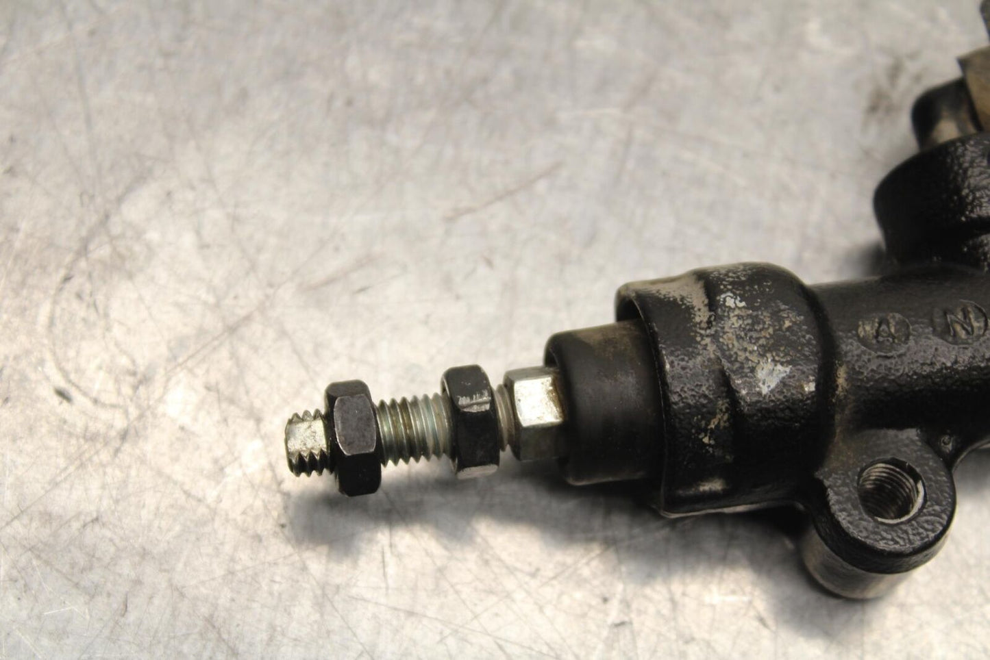 15-16 KAWASAKI EX300 REAR BACK BRAKE MASTER CYLINDER W RESERVOIR BB635