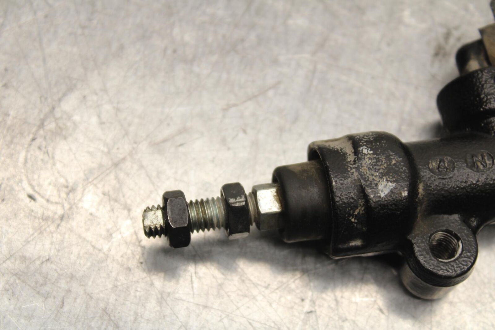 15-16 KAWASAKI EX300 REAR BACK BRAKE MASTER CYLINDER W RESERVOIR BB635