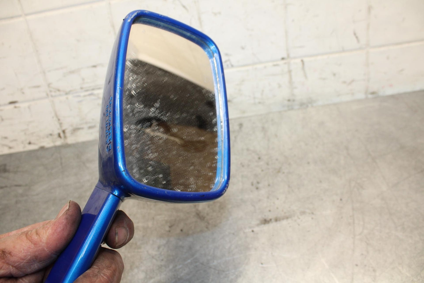 2001 Kawasaki Ninja ZX6 ZX600E LEFT SIDE REAR VIEW MIRROR BB547