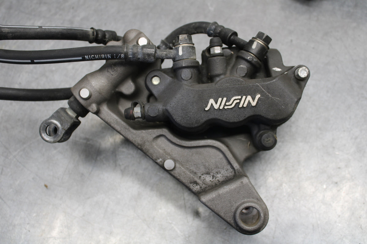04-12 HONDA ST1300A RIGHT LEFT FRONT BRAKE CALIPER SET PAIR CALIPERS BB669