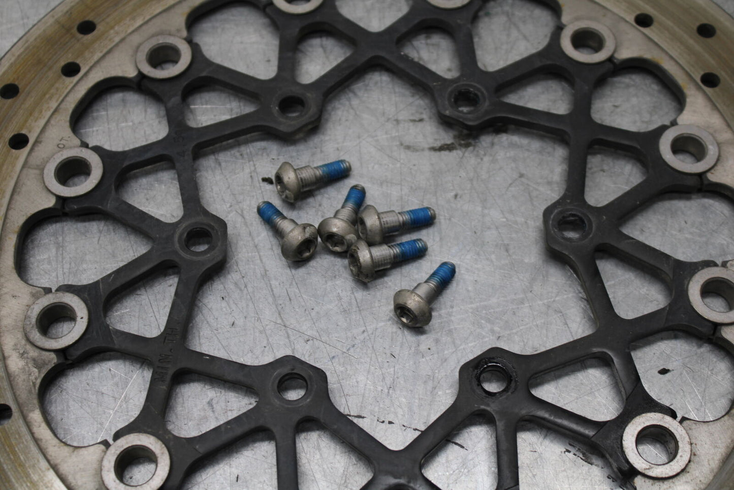 11-24 SUZUKI GSXR750 FRONT LEFT RIGHT BRAKE ROTORS DISCS 59210-37H01 BB714