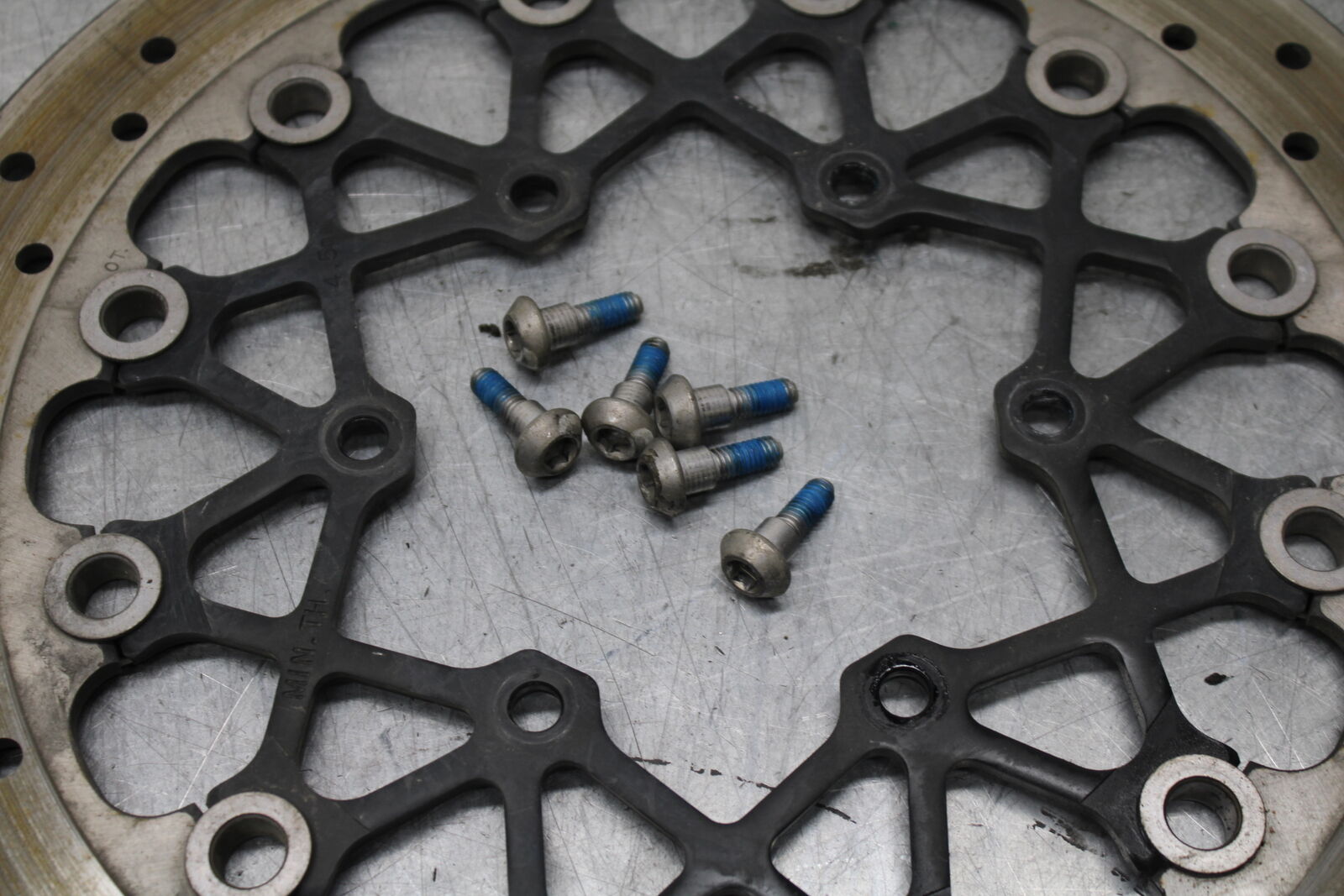 11-24 SUZUKI GSXR750 FRONT LEFT RIGHT BRAKE ROTORS DISCS 59210-37H01 BB714