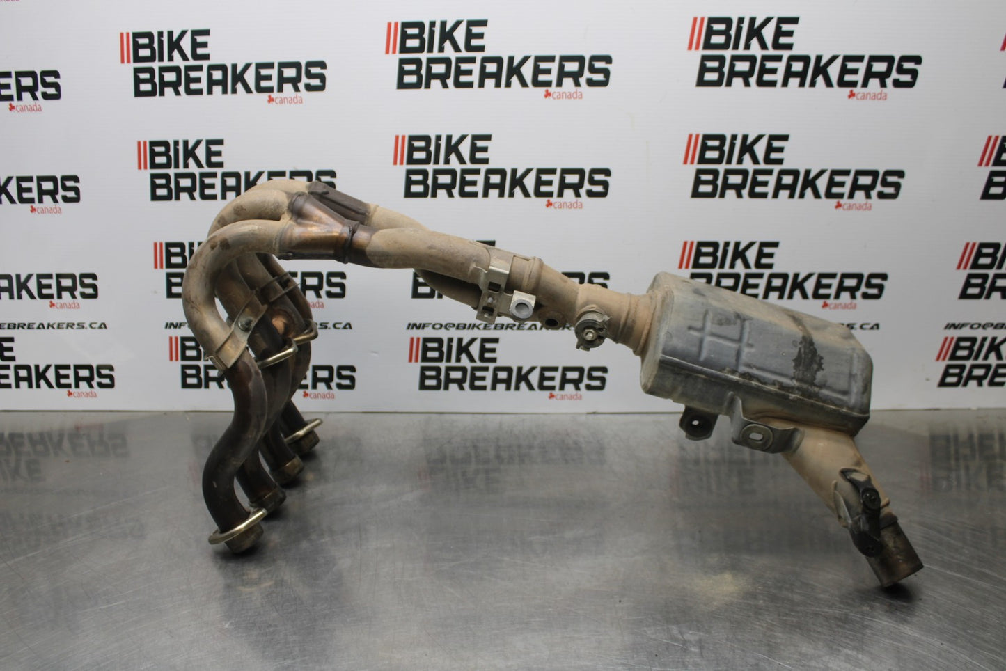 11-22 SUZUKI GSXR 600  EXHAUST HEADER PIPES MANIFOLD BB193