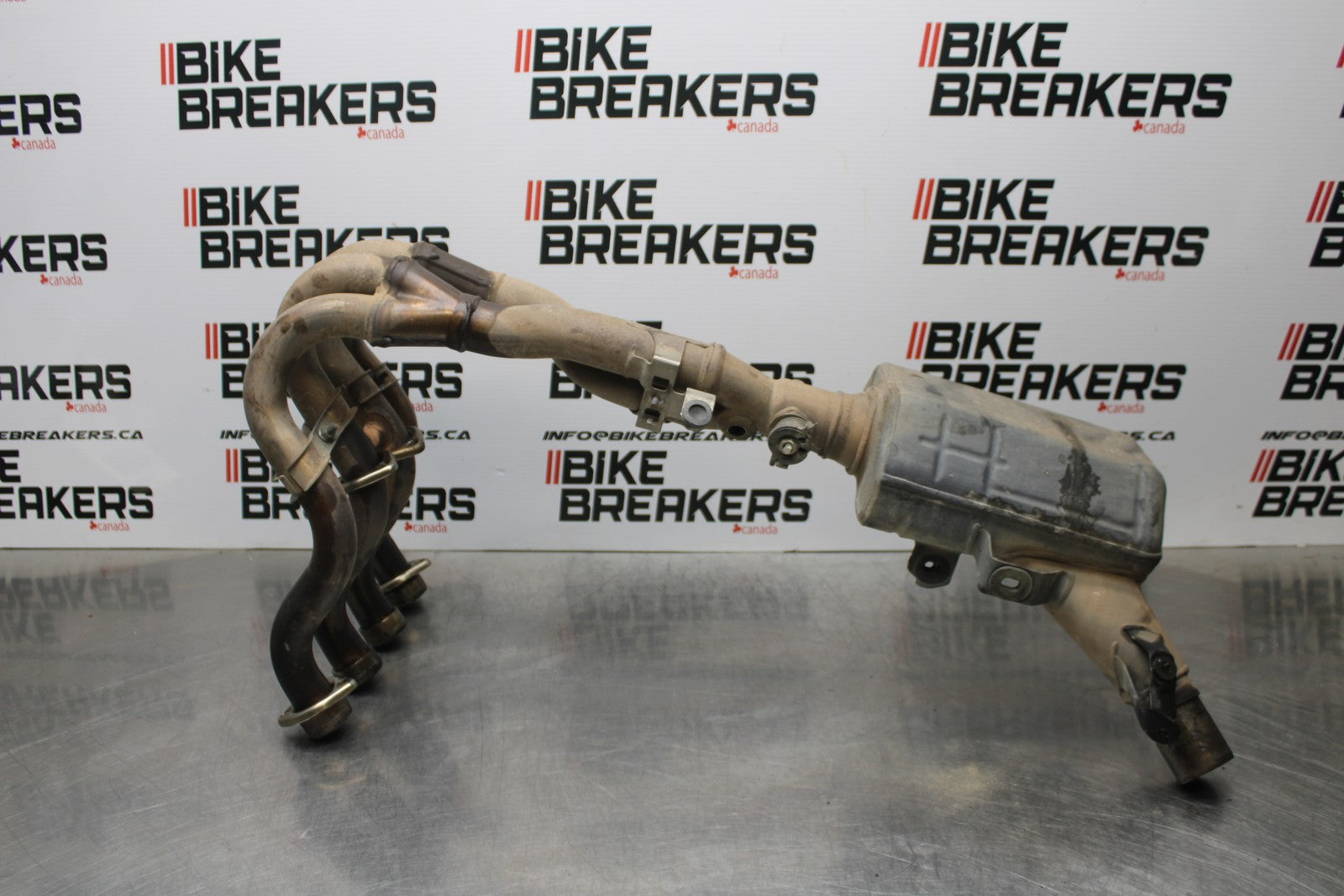 11-22 SUZUKI GSXR 600  EXHAUST HEADER PIPES MANIFOLD BB193