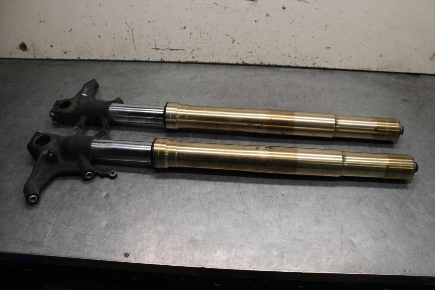 08-09 SUZUKI GSXR600 FRONT FORKS SHOCK SUSPENSION SET PAIR BB728