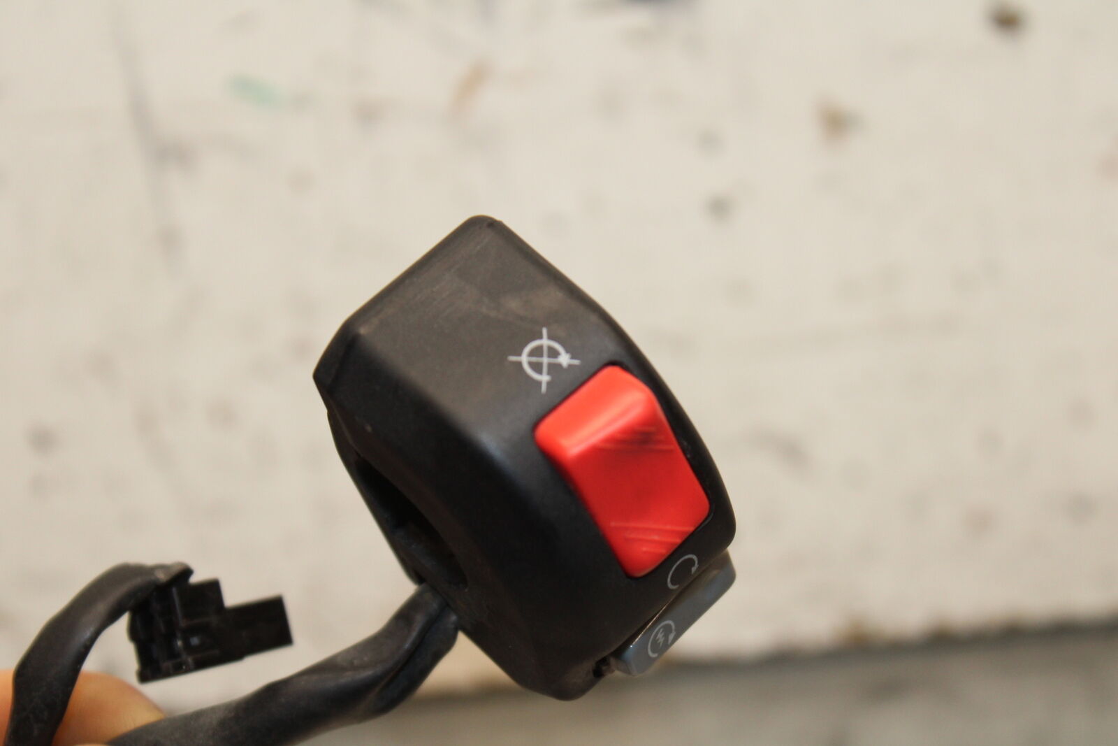 13-17 KAWASAKI NINJA ZX6R ZX636E RIGHT CLIP ON KILL OFF START SWITCH  BB735