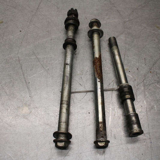 06-07 KAWASAKI NINJA 650R FRONT REAR WHEEL RIM AXLE PIVOT BOL / SWINGARM BB446