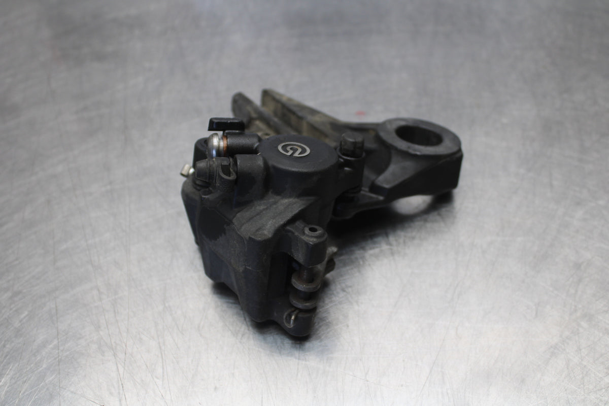 10-11 BMW S1000RR REAR BACK BRAKE CALIPER W MOUNT BRACKET BB168