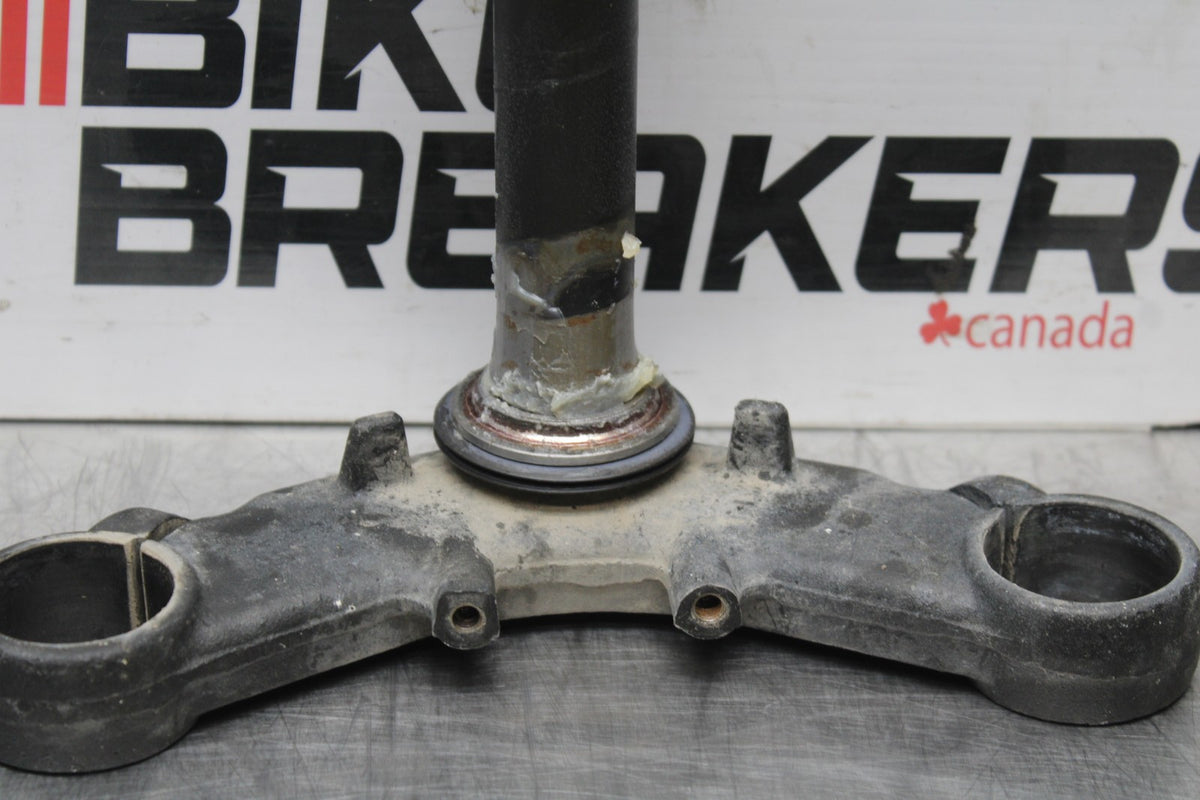 96 KAWASAKI NINJA 500 EX500A FRONT FORKS CLAMP LOWER TRIPLE TREE STEM BB768