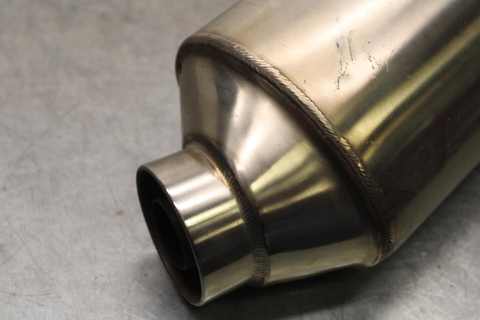 2008 Honda CBF1000 EXHAUST PIPE MUFFLER SLIP ON CAN SILENCER BB641