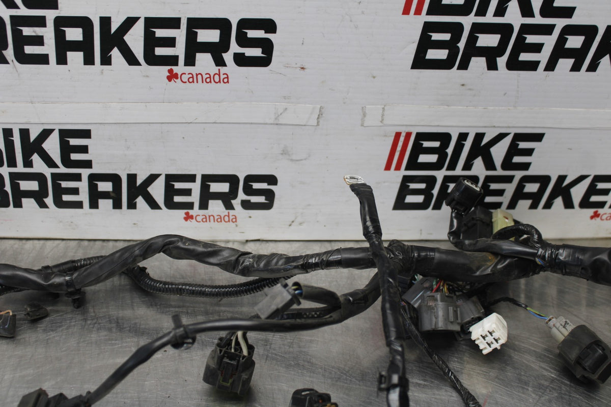 12 KAWASAKI NINJA 650 EX650E MAIN ENGINE WIRING HARNESS MOTOR WIRE LOOM BB926