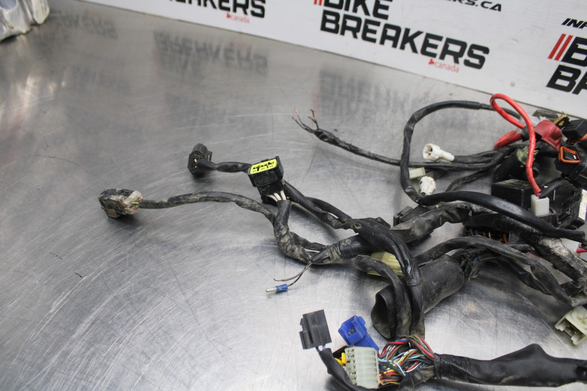 08-16 YAMAHA YZF R6 MAIN ENGINE WIRING HARNESS MOTOR WIRE LOOM BB797