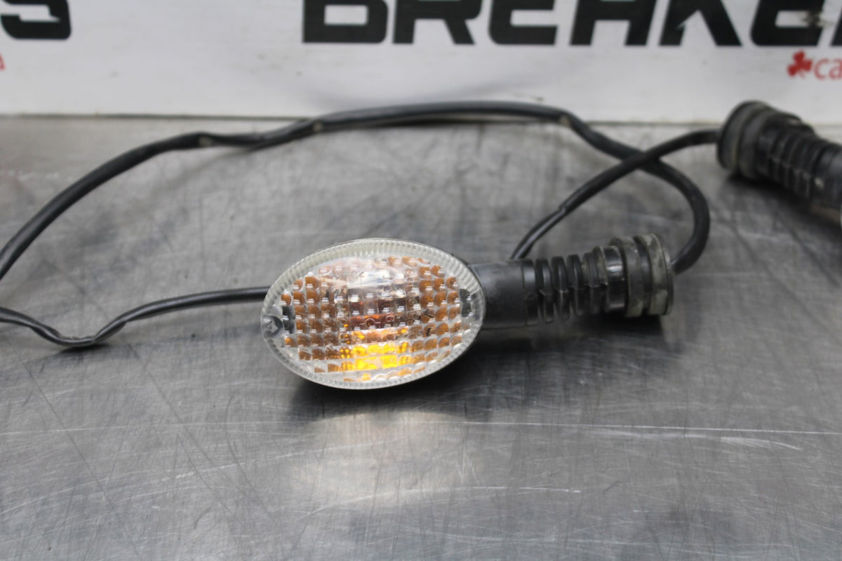08-12 KAWASAKI NINJA 250R EX250J FRONT TURN SIGNALS LIGHT INDICATORS  BB784