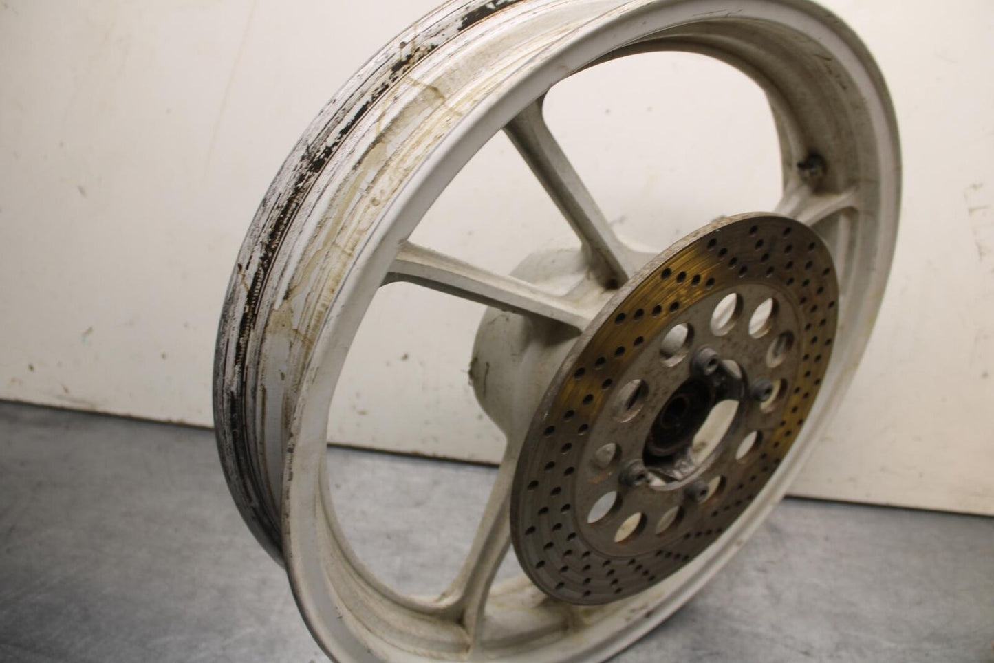 1988 Suzuki Katana 600 GSX600F REAR WHEEL RIM ROTOR BRAKE DISC BB94