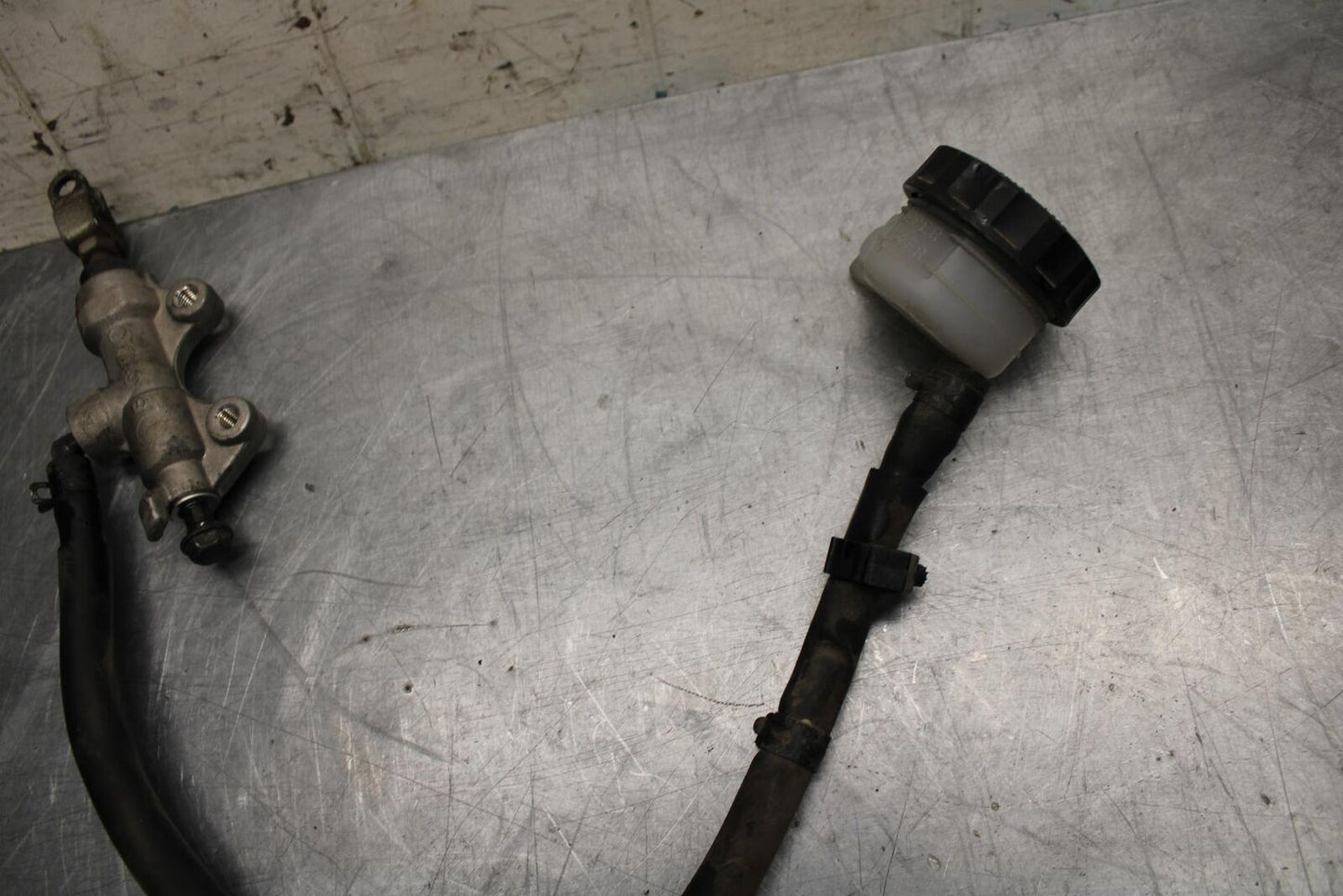 11-14 KAWASAKI VERSYS 650 LE 650C REAR  BRAKE MASTER CYLINDER W RESERVOIR  BB498