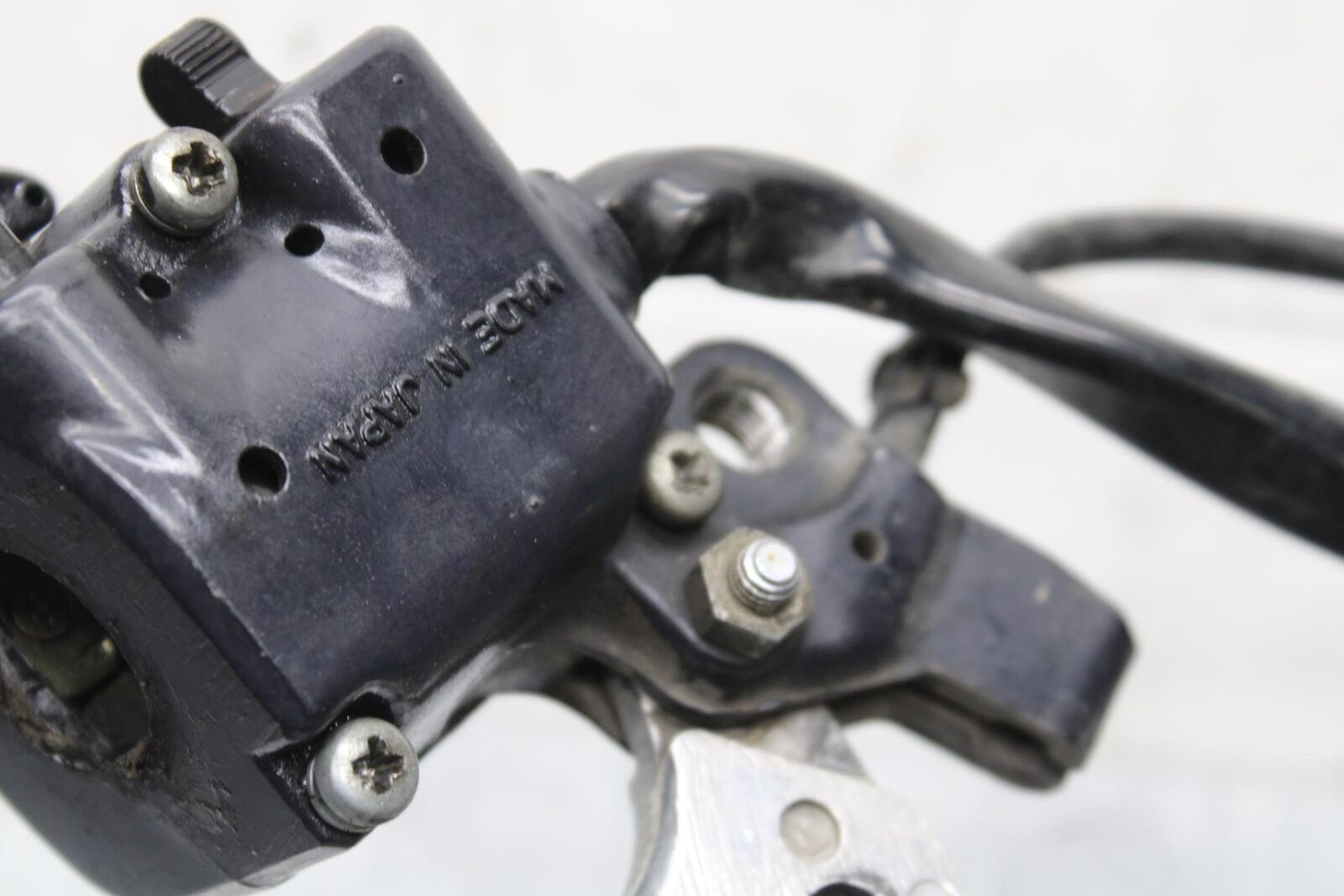 1977 Honda CB550K --- LEFT CLIP ON HANDLE HORN SIGNALS SWITCH  BB592