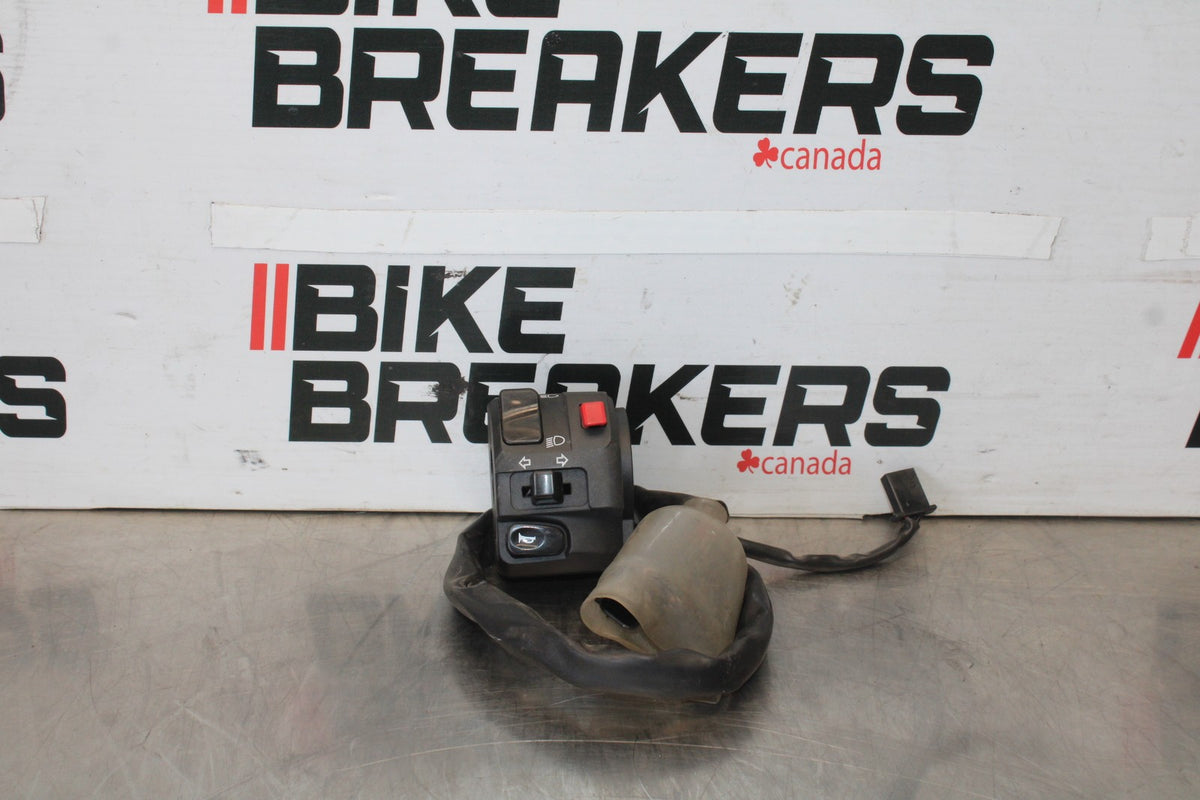 24-25 KAWASAKI NINJA 500 ABS LEFT CLIP ON HANDLE HORN SIGNALS SWITCHES BB899