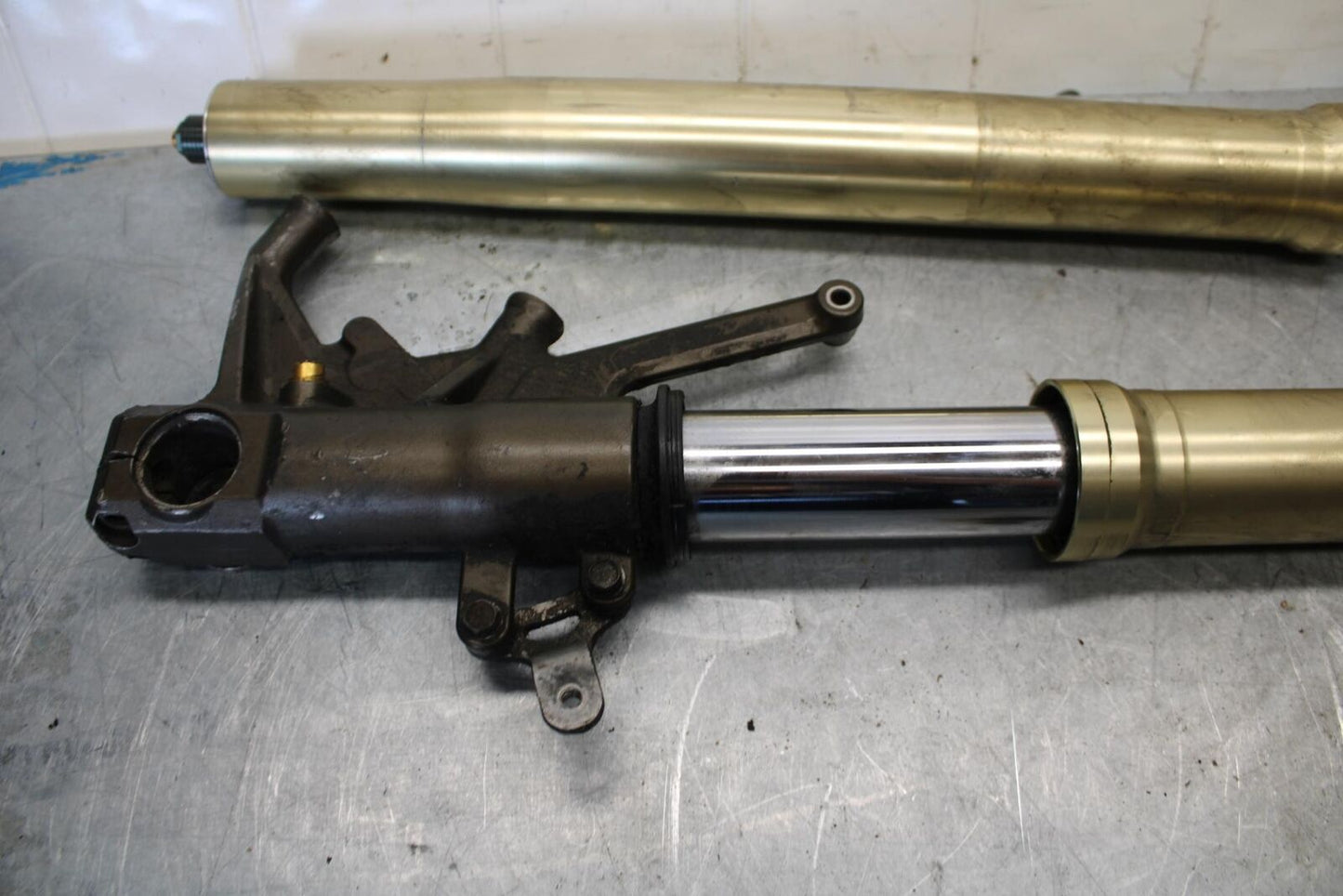 06-07 KAWASAKI NINJA ZX14R FRONT FORKS SHOCK SUSPENSION SET PAIR BB433