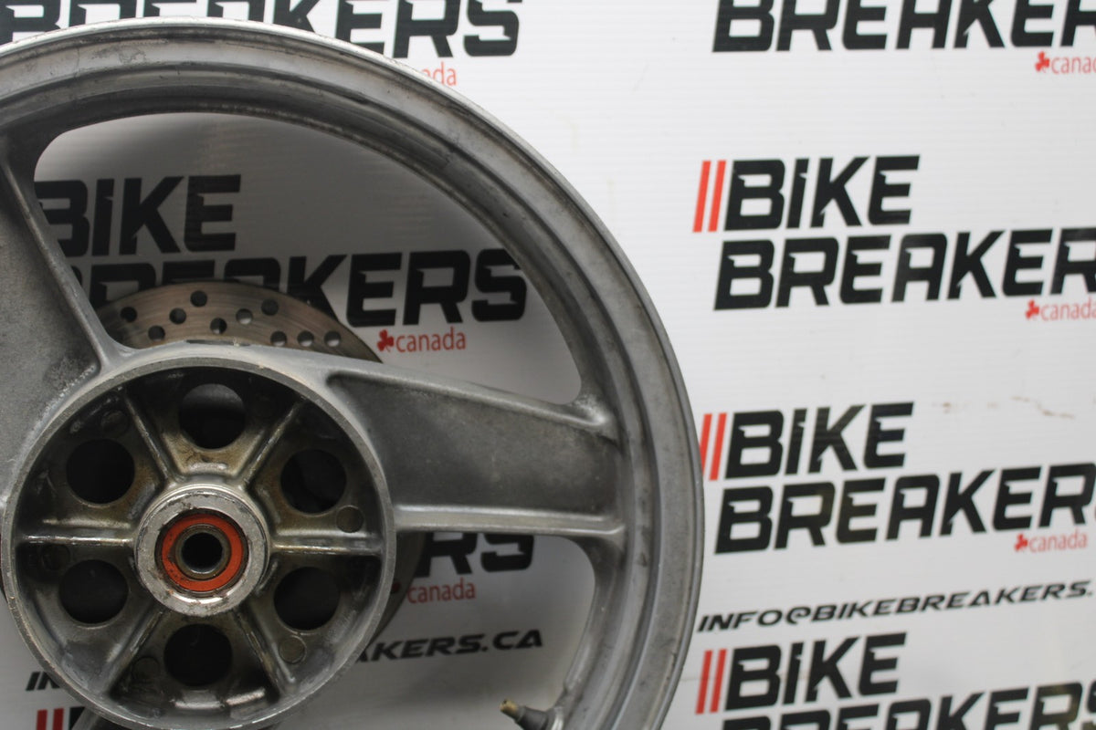 96 KAWASAKI NINJA 500 EX500A REAR WHEEL BACK RIM & ROTOR BB768