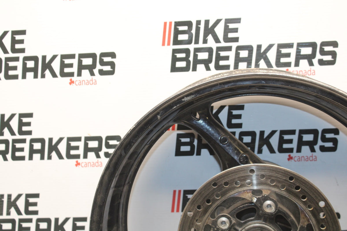 09 SUZUKI GSXR1000 REAR WHEEL BACK RIM & ROTOR BB777
