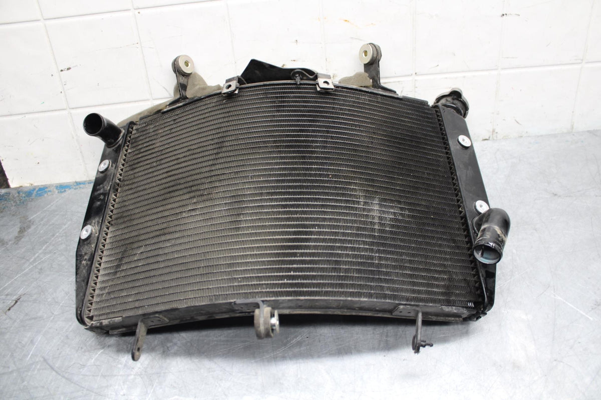 08-16 YAMAHA YZF R6 ENGINE RADIATOR MOTOR COOLER COOLING RADIATER BB451