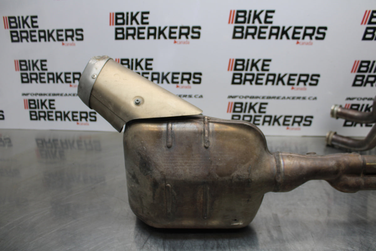 14-17 YAMAHA FZ07 FULL EXHAUST SYSTEM HEADERS PIPE MUFFLER BB162