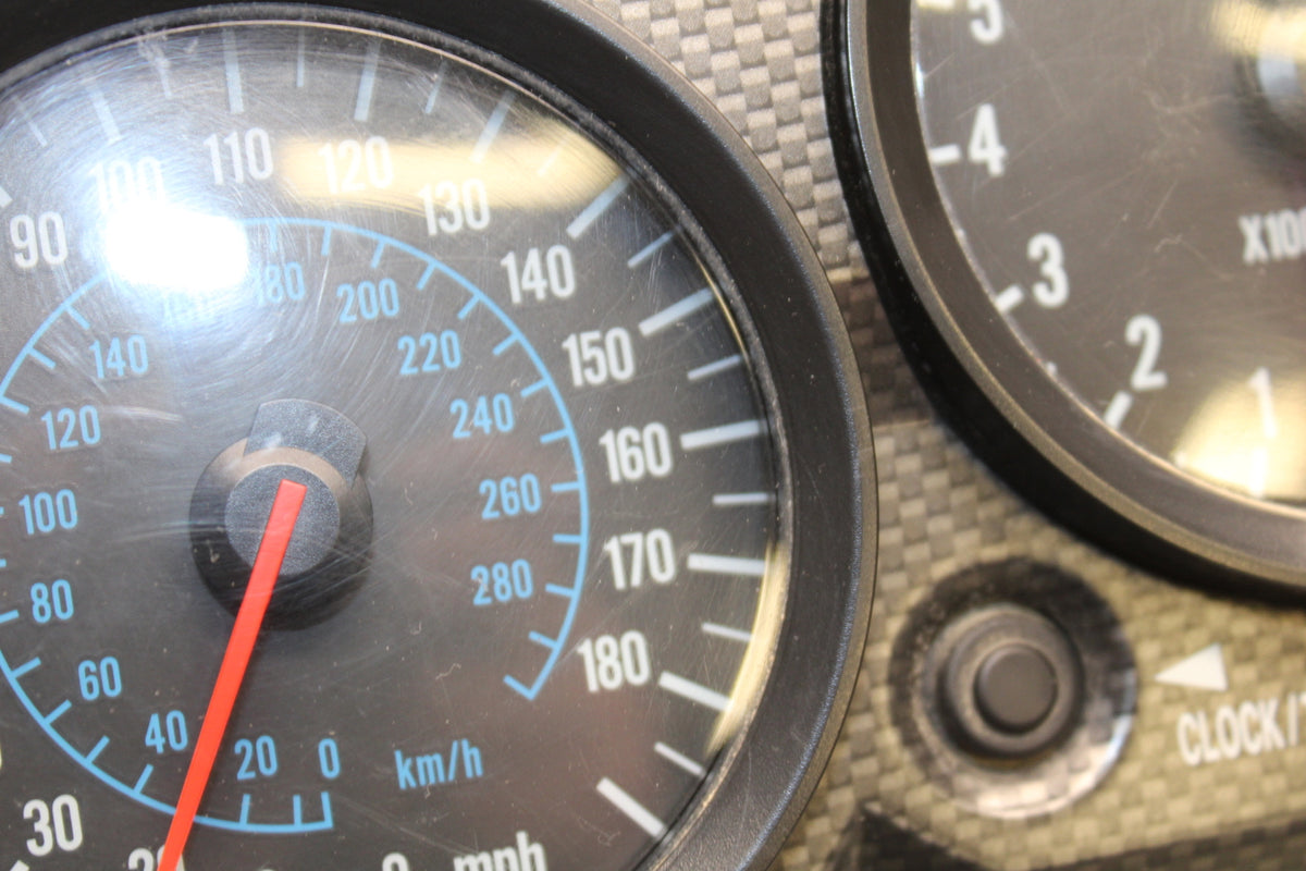 00-05 KAWASAKI NINJA ZX12R SPEEDO TACH GAUGES DISPLAY CLUSTER SPEEDOMETER BB121